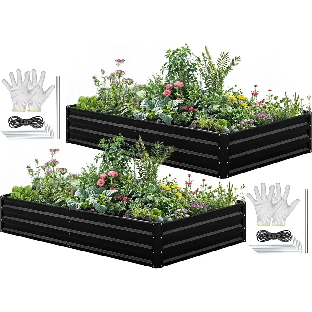 Raised Bed Planter Box - Kit de Canteiro Elevado em Aço