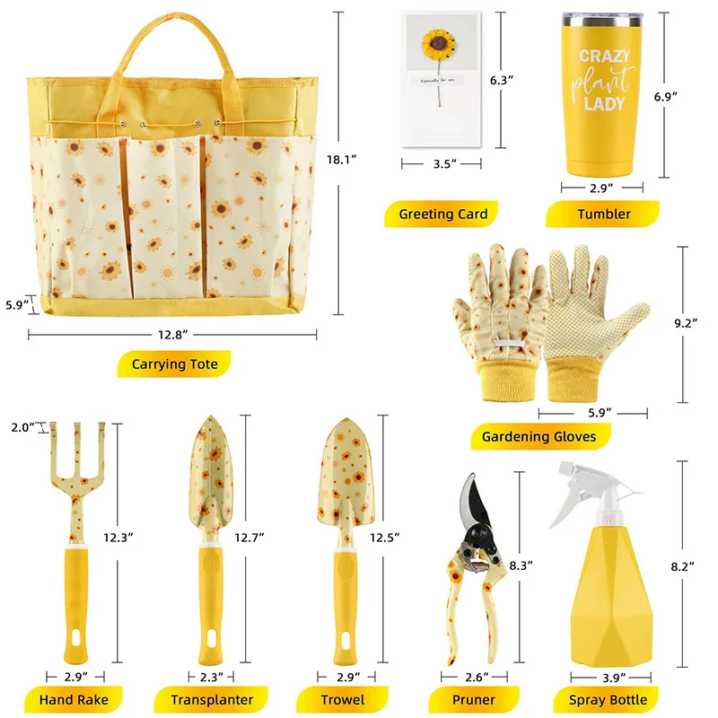 Gardening Tools Cute - Conjunto de Ferramentas de Jardim Duráveis