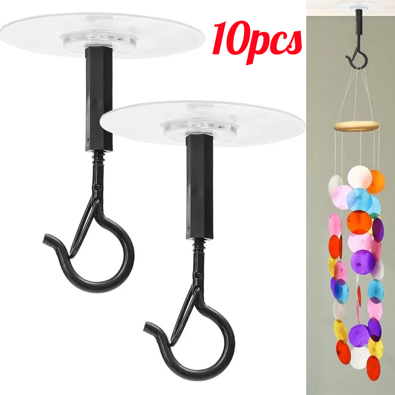 Hanging Planter Basket - Ganchos de teto autoadesivos, ganchos de
