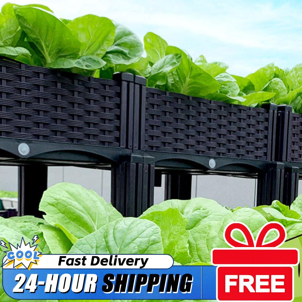 Raised Bed Planter Box - Caixa de Plantio Plástica Elevada com