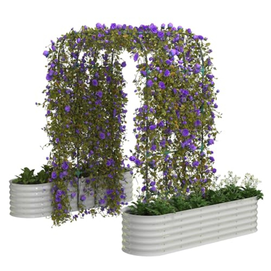 Raised Bed Planter Box - Canteiro Elevado Galvanizado de 96 Polegadas