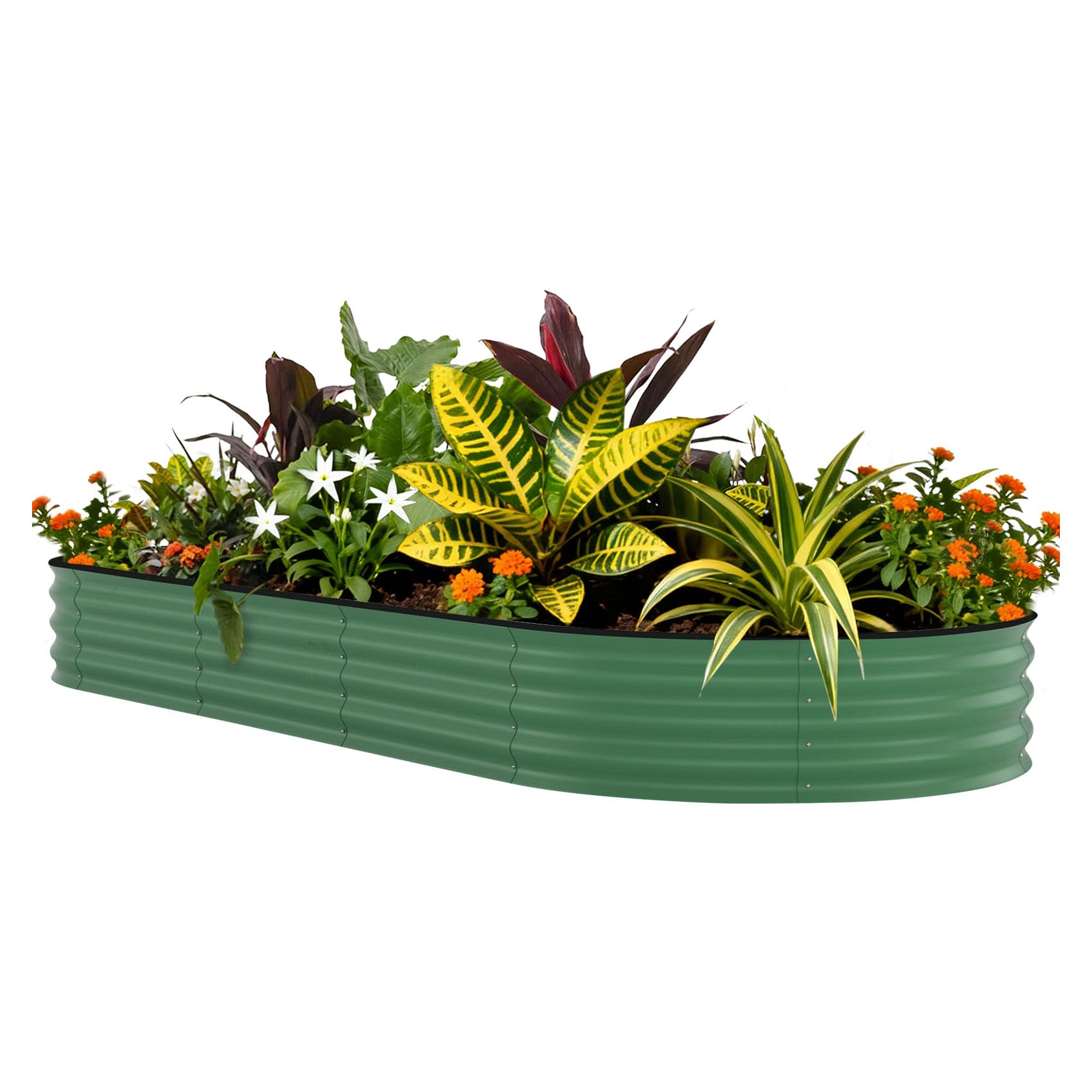 Raised Bed Planter Box - Canteiro Elevado Galvanizado 8x4x1.5 pés -