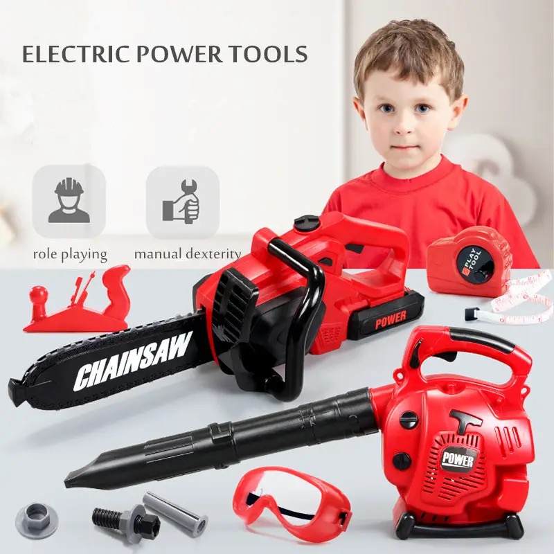 Gardening Tools 5 Year Old - Tamanho grande crianças motosserra eletrônica crianças