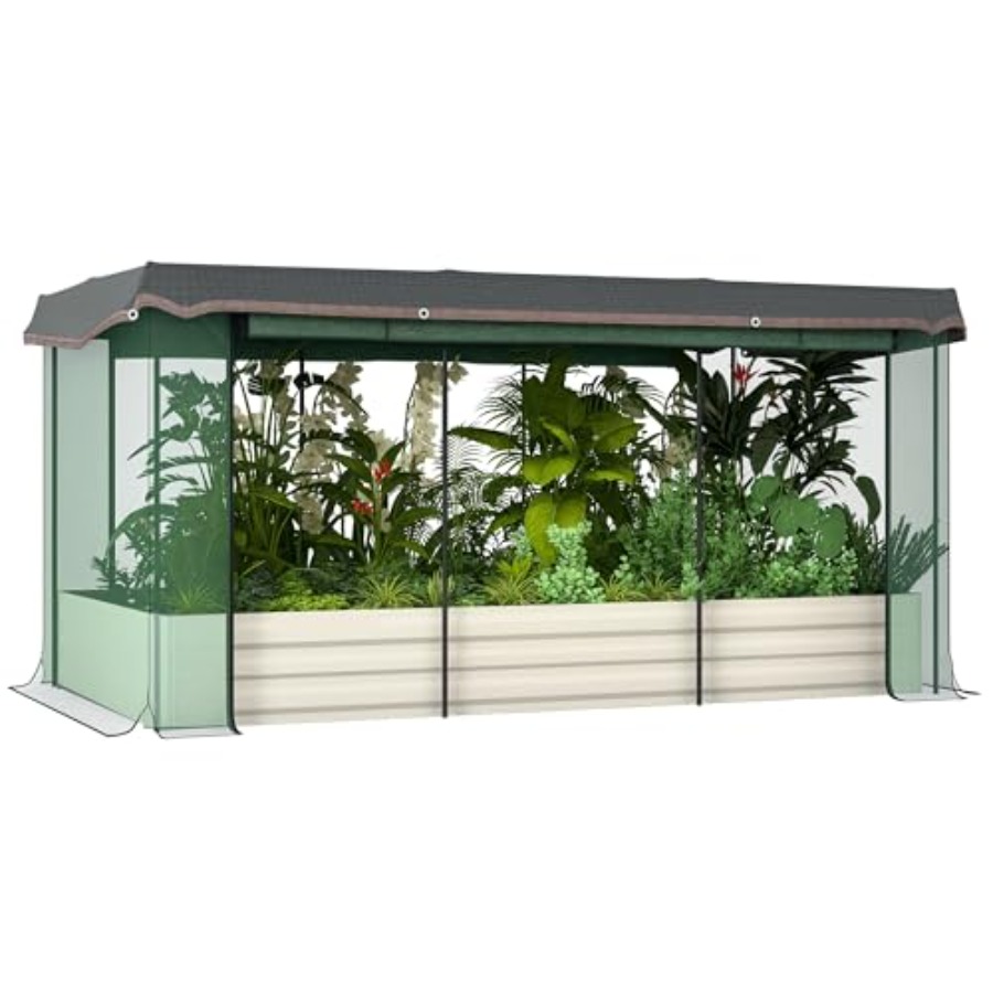 Raised Bed Planter Box - Canteiro Elevado Galvanizado de 7,3 x