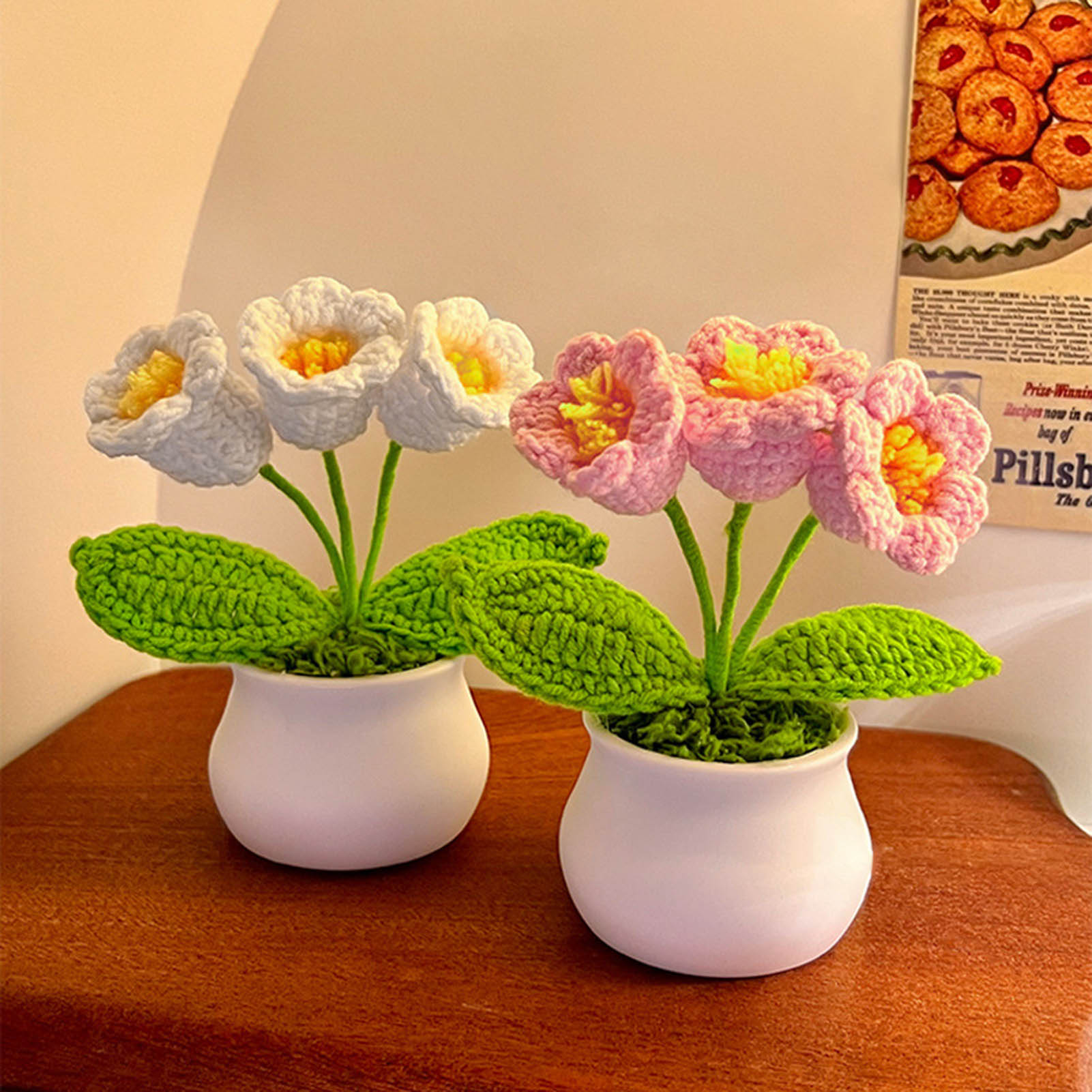 Gardening Tools Cute - Flores de crochê fofas pequenas flores