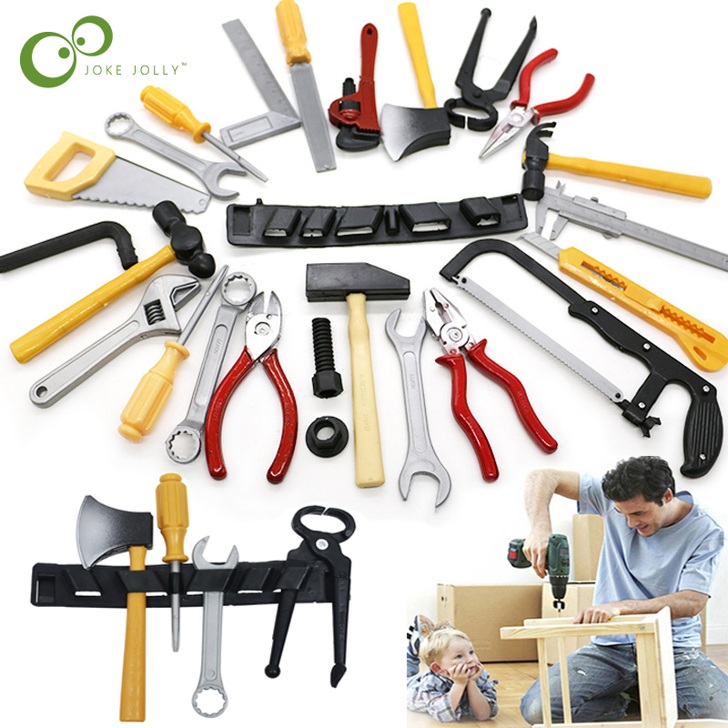 Gardening Tools 5 Year Old - 14 pçs/lote simulação reparação broca ferramentas