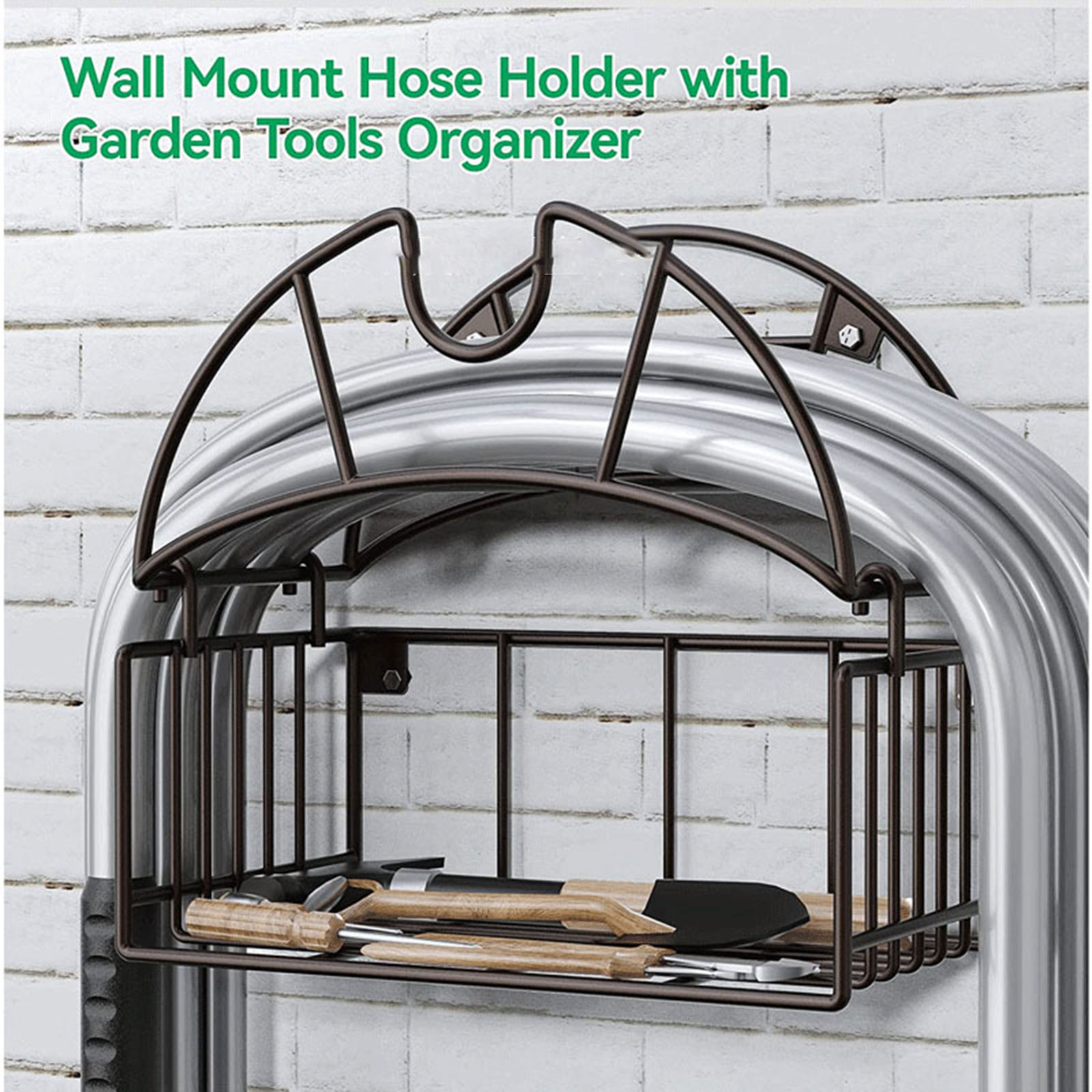 Gardening Tools Rack - Suporte de mangueira de jardim para