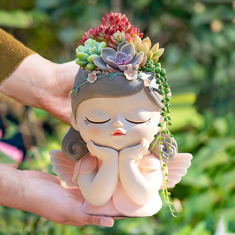 Vaso de plantador de rosto de  - Gardening Tools Cute avaliação e preço