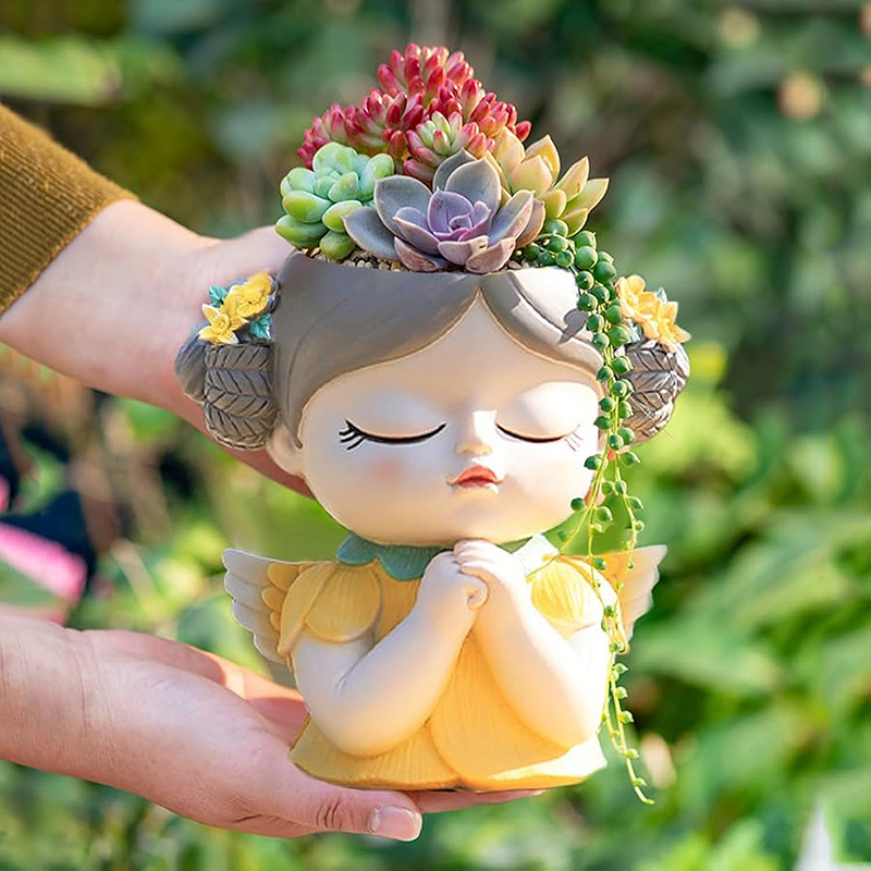 Vaso de plantador de rosto de  - Gardening Tools Cute avaliação e preço