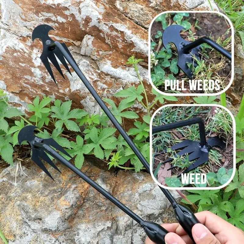 Rake de Jardim 2 em 1 Manual,  - Gardening Tools To Remove Weeds avaliação e preço