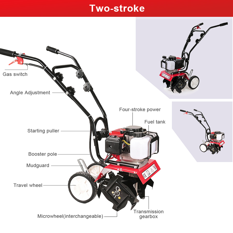 Microcultivador a Gasolina Tun - Gardening Tools Equipment avaliação e preço