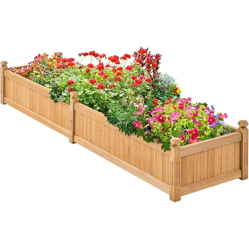 Canteiro Elevado de Madeira Ma - Raised Bed Planter Box avaliação e preço
