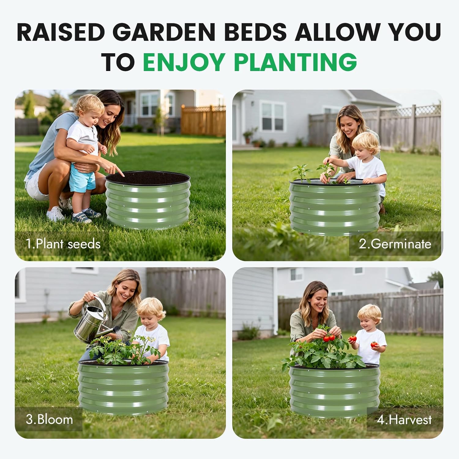 Conjunto de 3 Canteiros Elevad - Raised Bed Planter Box avaliação e preço