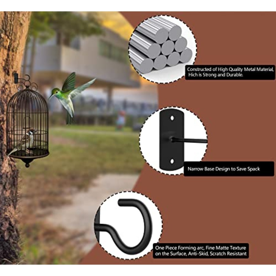 Pacote com 2 ganchos de teto l - Hanging Planter Basket avaliação e preço
