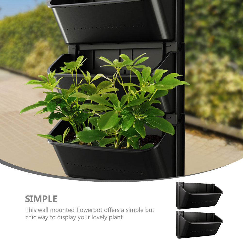 2 Peças de Vaso de Parede Vert - Vertical Wall Planter avaliação e preço