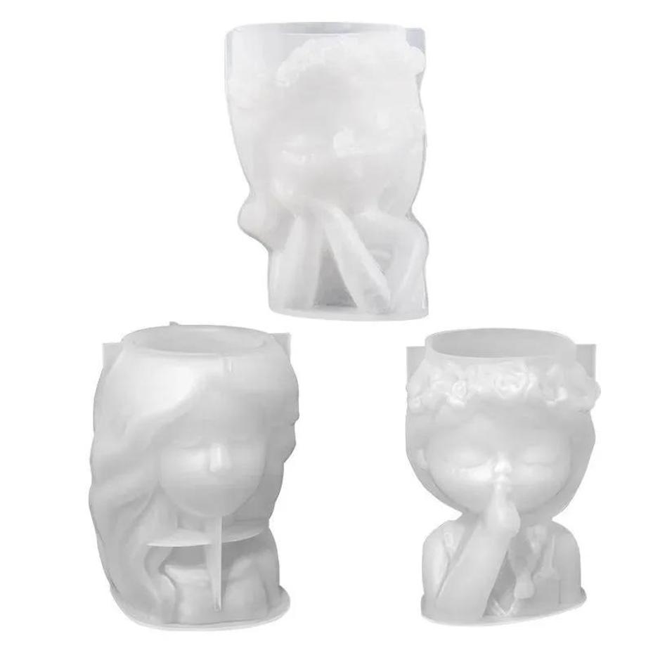 1 Pcs molde de silicone 3D men - Gardening Tools Cute avaliação e preço
