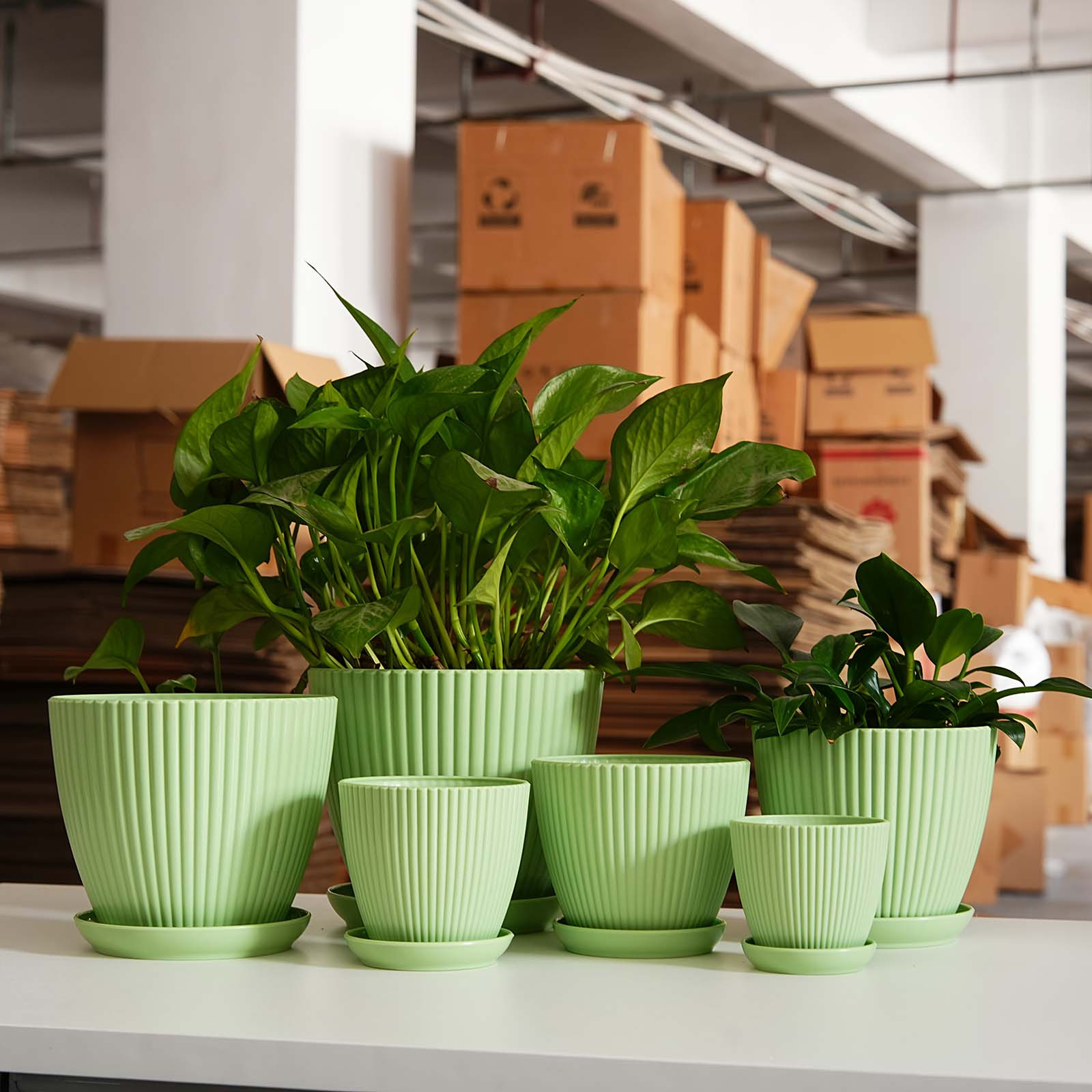 Vaso de Plástico Grosso com Li - Vertical Wall Planter avaliação e preço