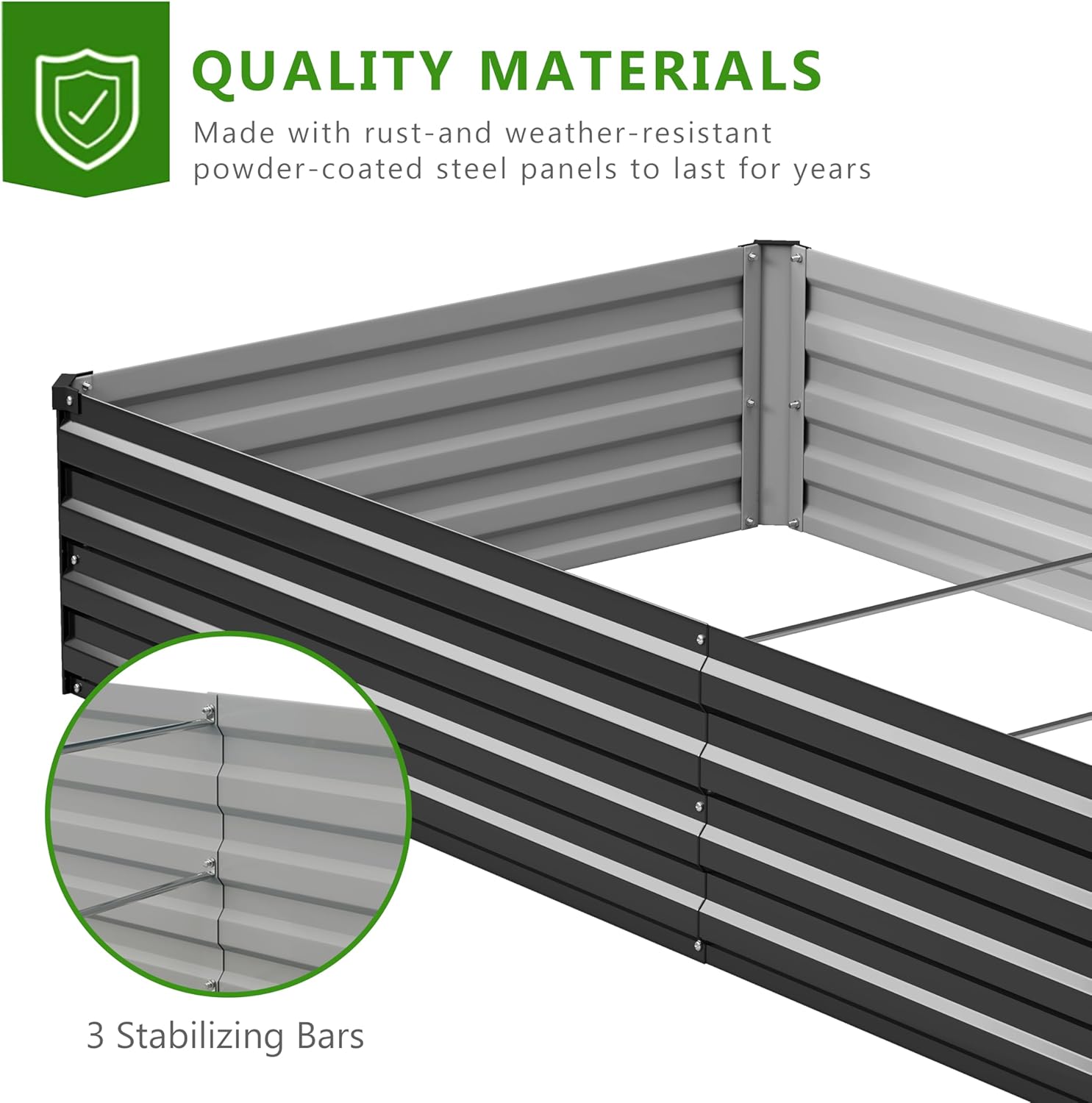 Kit de 2 Canteiros Elevados Ga - Raised Bed Planter Box avaliação e preço