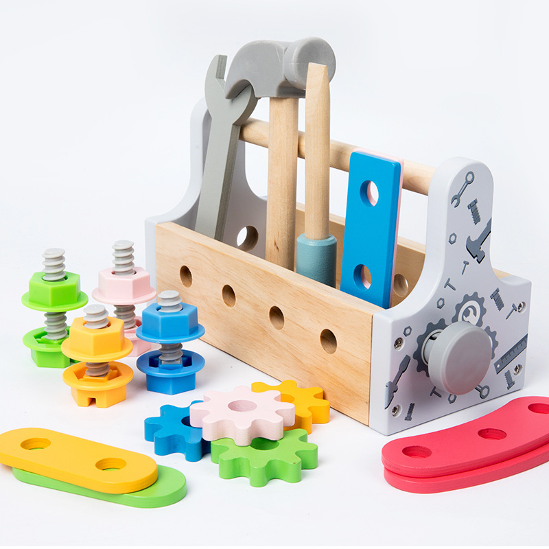 Wooden Toolbox for Children, P - Gardening Tools 5 Year Old avaliação e preço