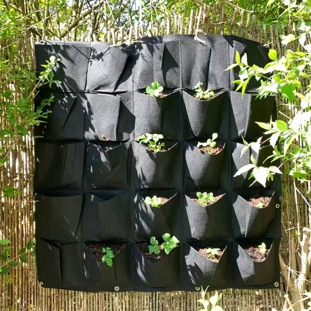 Multi-bolso verde vertical pen - Vertical Wall Planter avaliação e preço