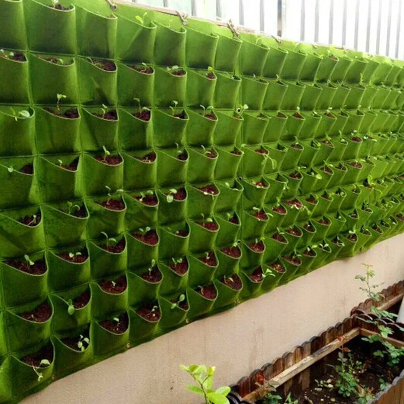 Novos bolsos de suspensão de p - Vertical Wall Planter avaliação e preço