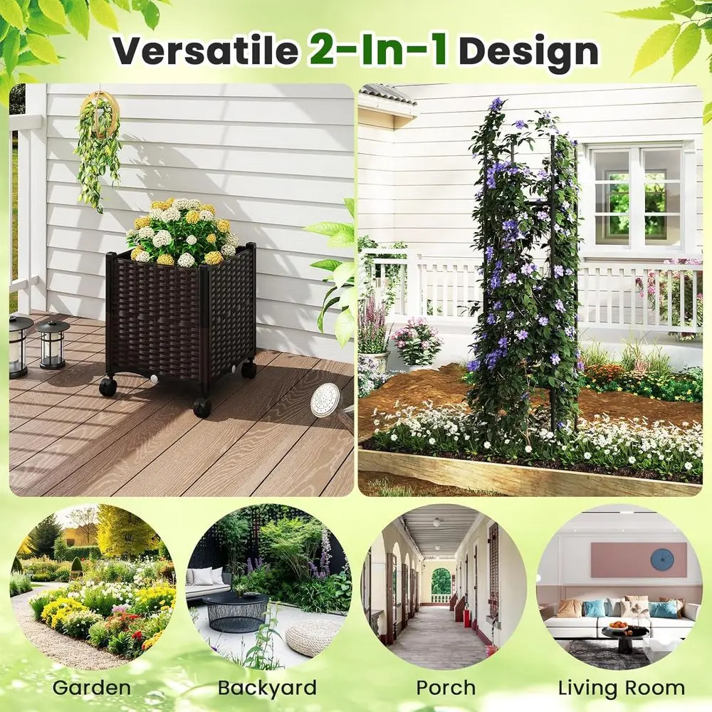Canteiro Elevado 87 com Treliç - Raised Bed Planter Box avaliação e preço