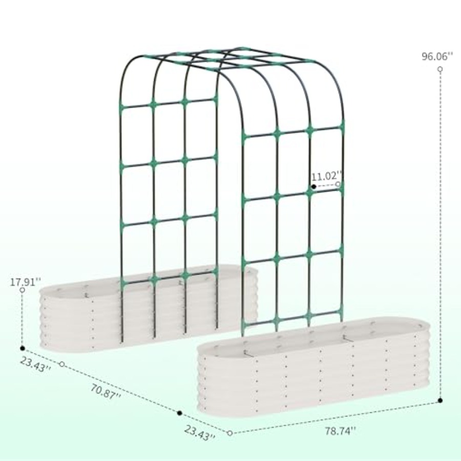 Canteiro Elevado Galvanizado d - Raised Bed Planter Box avaliação e preço