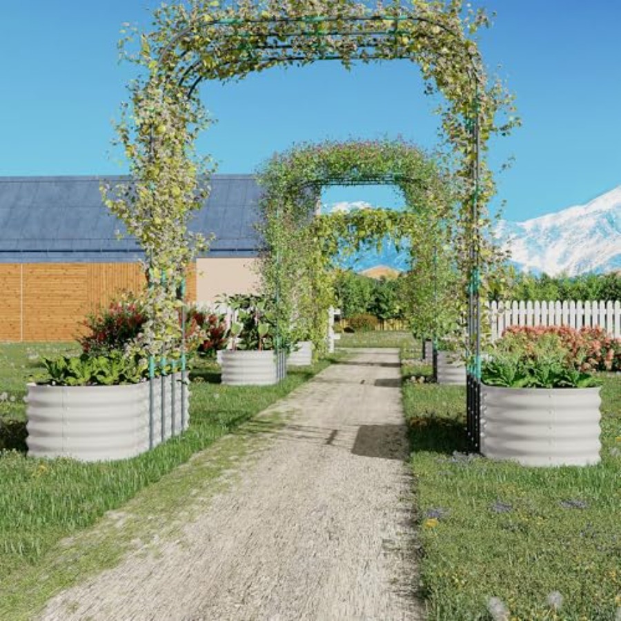 Canteiro Elevado Galvanizado d - Raised Bed Planter Box avaliação e preço