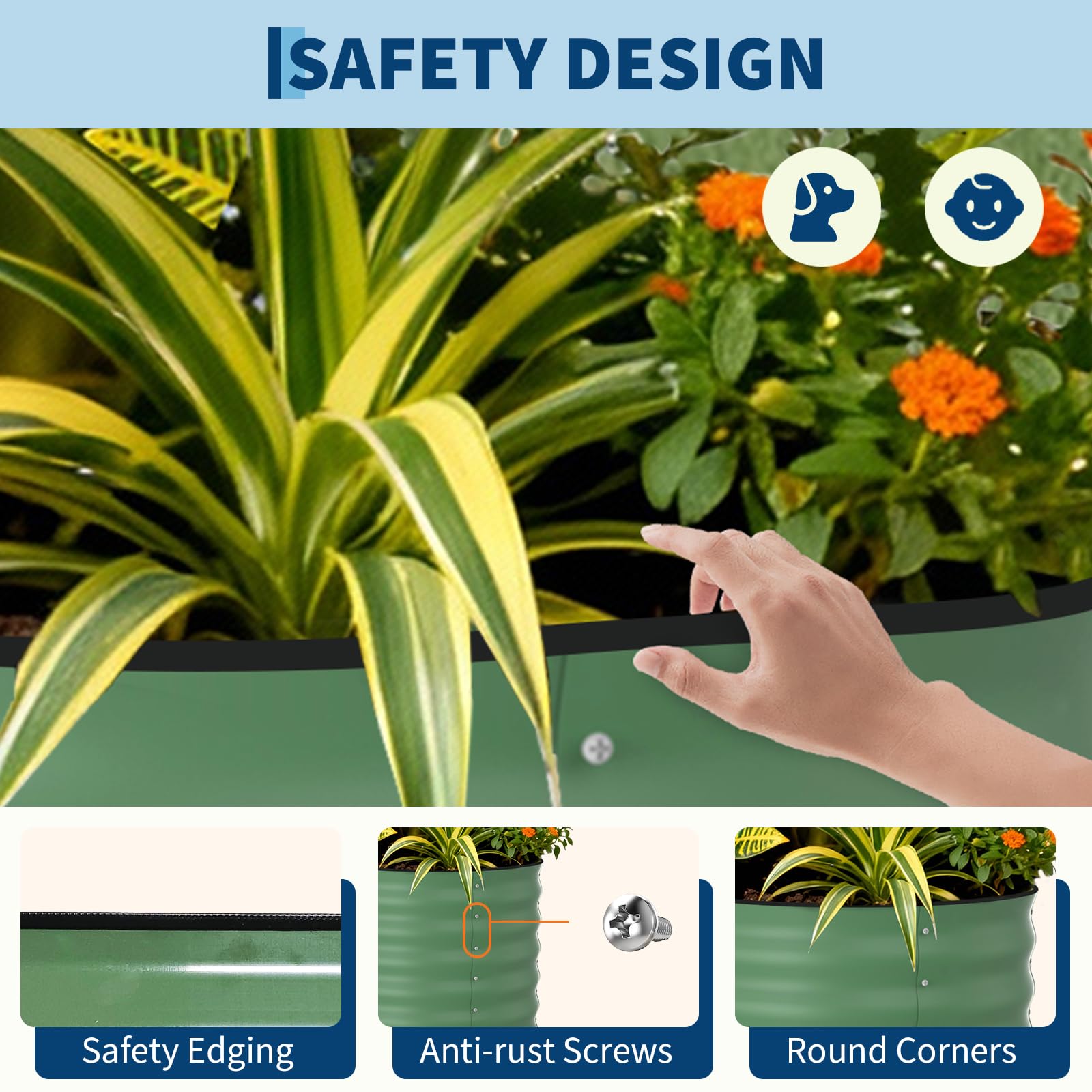 Canteiro Elevado Galvanizado 8 - Raised Bed Planter Box avaliação e preço
