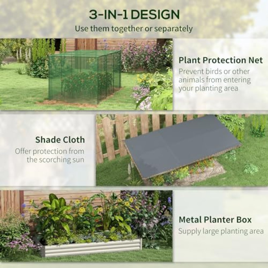 Canteiro Elevado Galvanizado d - Raised Bed Planter Box avaliação e preço