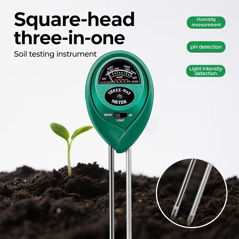 Medidor de Solo 3 em 1 (Umidad - Gardening Tools Equipment avaliação e preço
