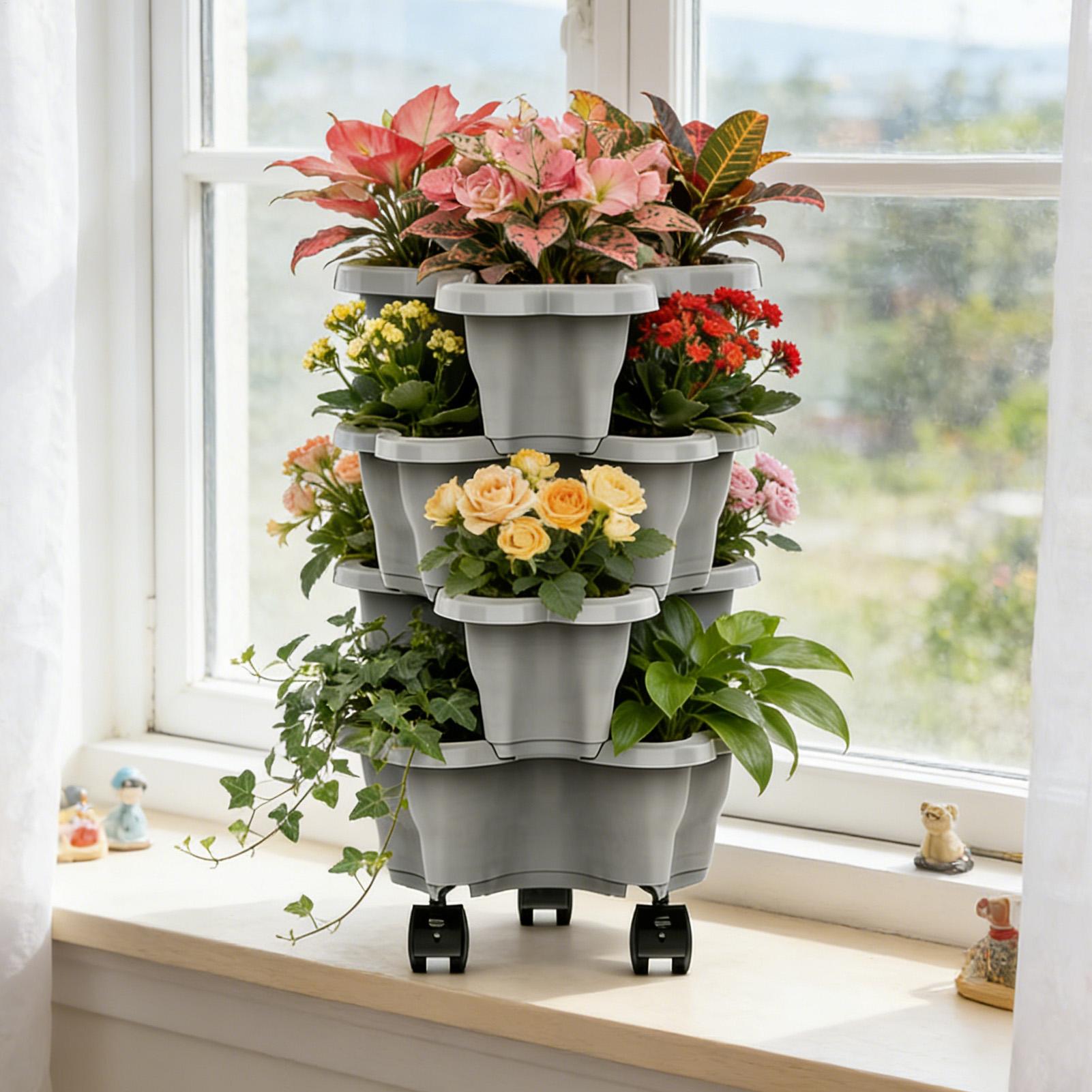 Torre Vertical de Vasos de Flo - Vertical Wall Planter avaliação e preço