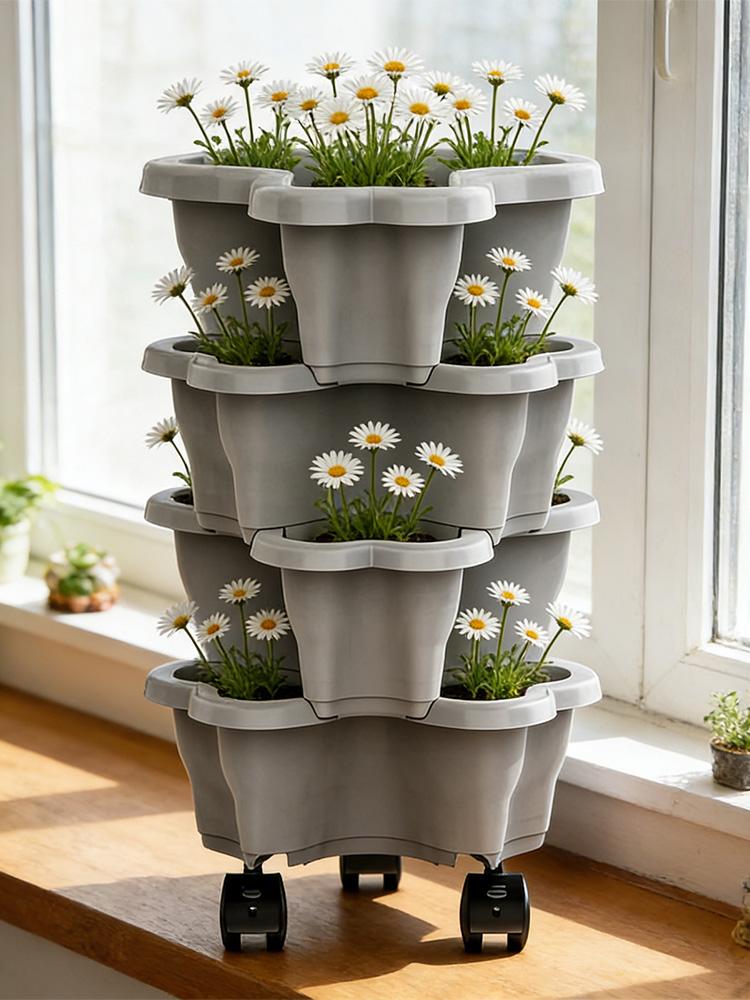 Torre Vertical de Vasos de Flo - Vertical Wall Planter avaliação e preço