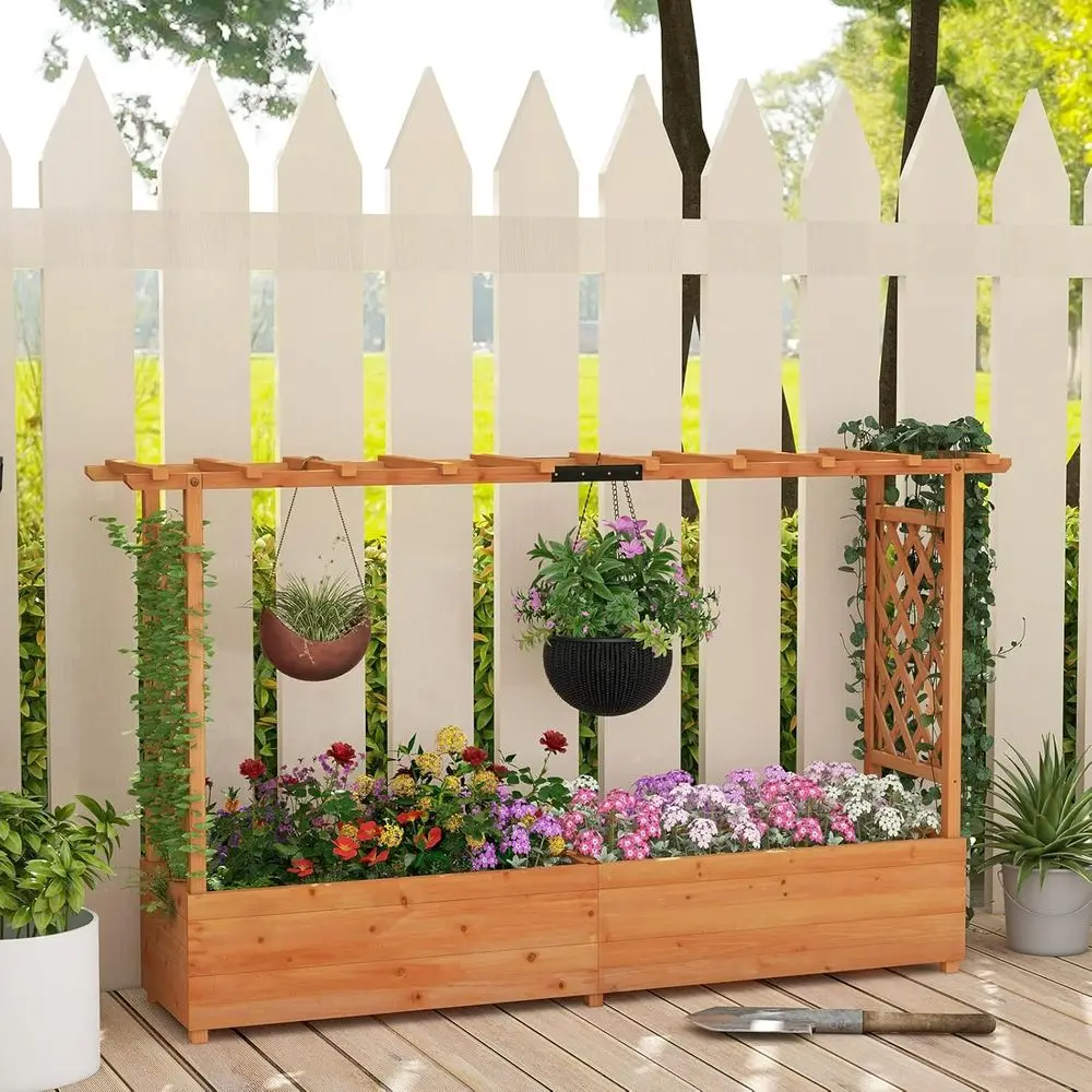 Canteiro Elevado 45 com Treliç - Hanging Planter Basket avaliação e preço