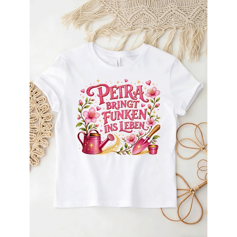 Camiseta Petra Brings Sparkle  - Junior Gardening Tools avaliação e preço