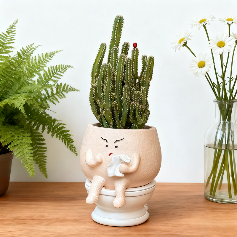 Vaso de Resina Engraçado em Fo - Gardening Tools Cute avaliação e preço