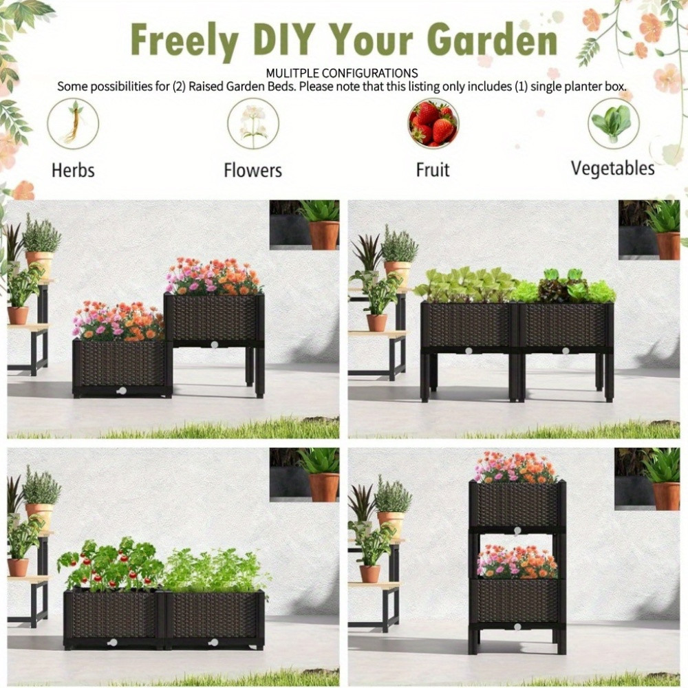 Canteiro Elevado para Jardim,  - Raised Bed Planter Box avaliação e preço