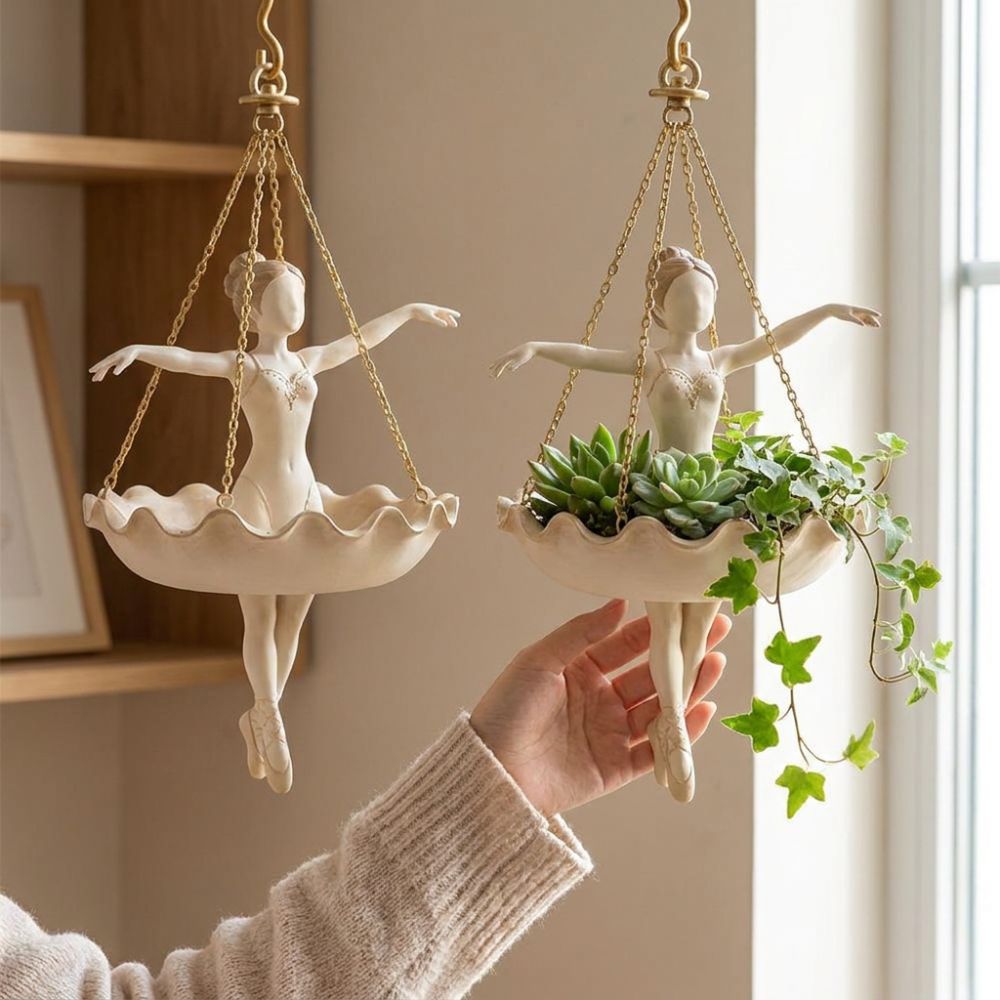 Vaso Suspenso de Resina em For - Hanging Planter Basket avaliação e preço