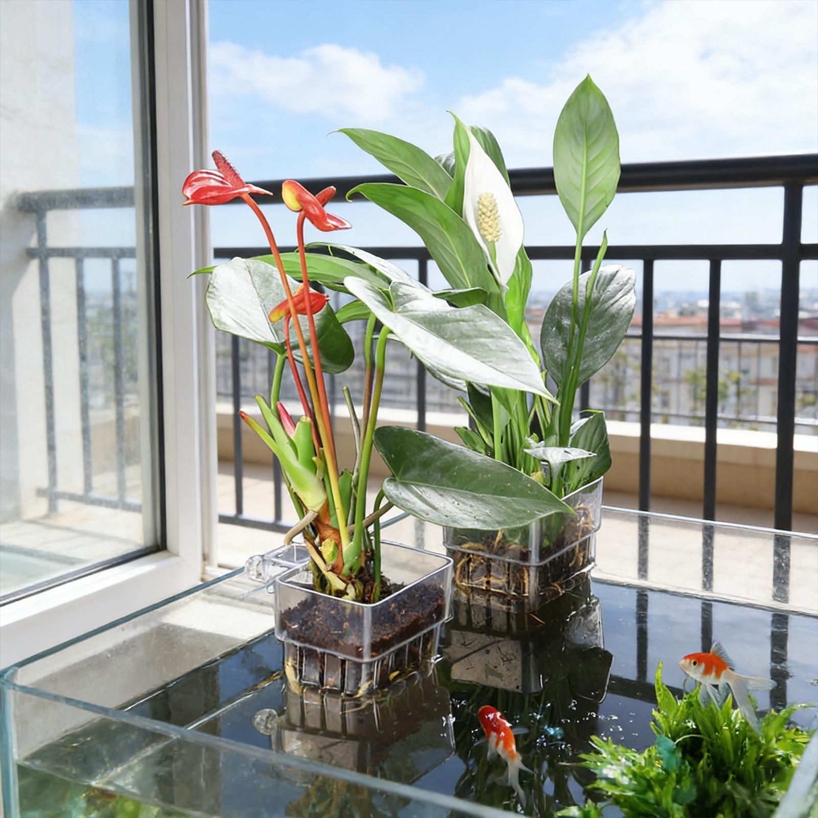Cesta Transparente para Planta - Hanging Planter Basket avaliação e preço