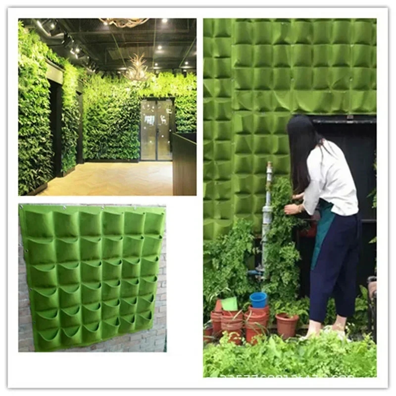 Novos bolsos de suspensão de p - Vertical Wall Planter avaliação e preço