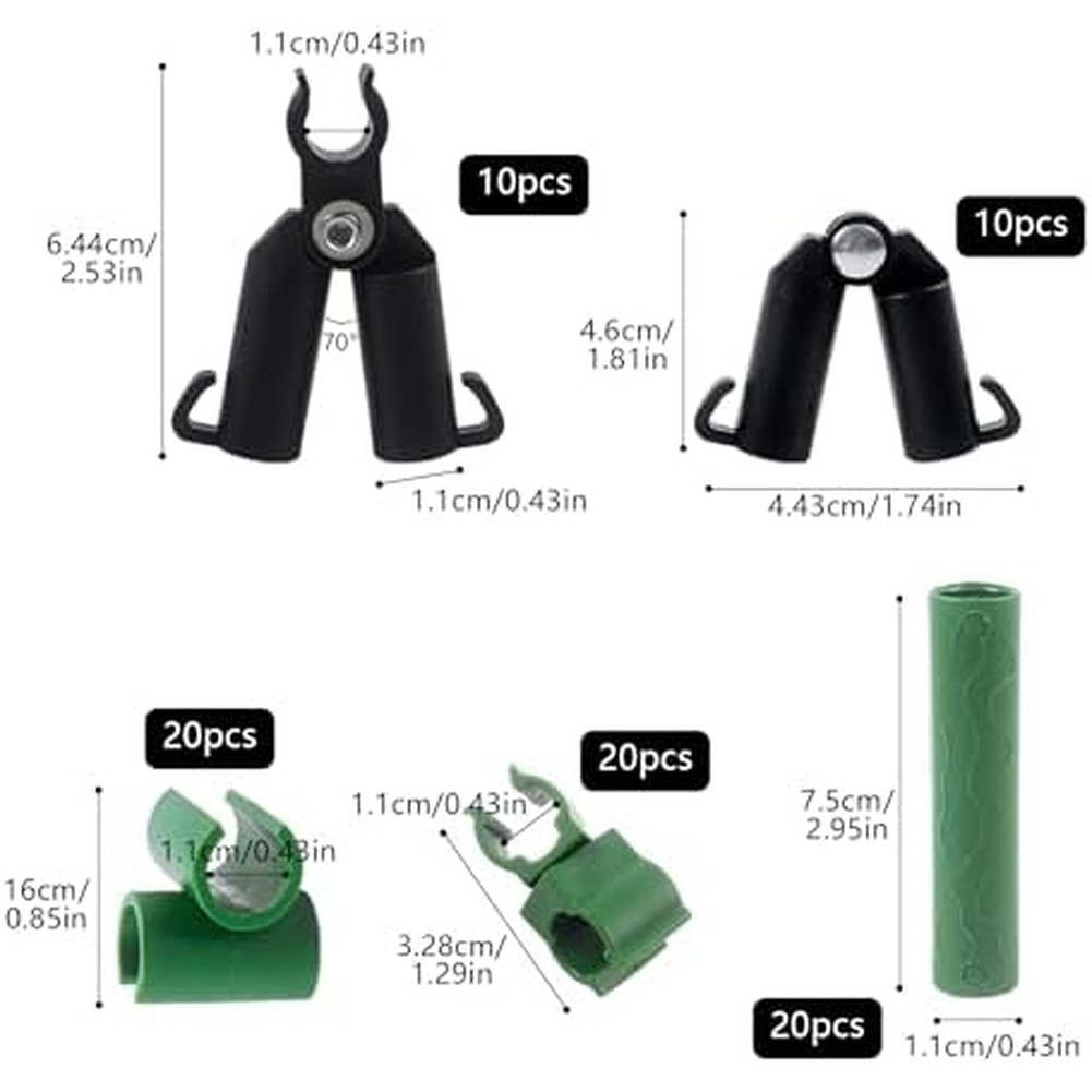 80 Peças de Conectores Ajustáv - Gardening Tools And Accessories avaliação e preço